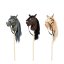 Hobby koník na tyči s ocasem By Astrup - Hobby Horse Beige