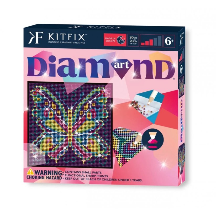 Diamantové malování motýl Kitfix - Classic 6+