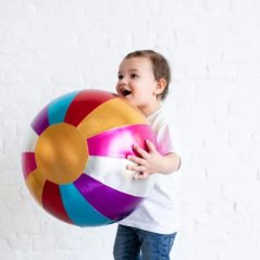 Látkový nafukovací míč 40 cm Ratatam - Circus