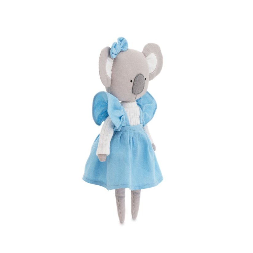 Látková koala 30 cm Cotti Motti Orange Toys - Annie Blue Dress