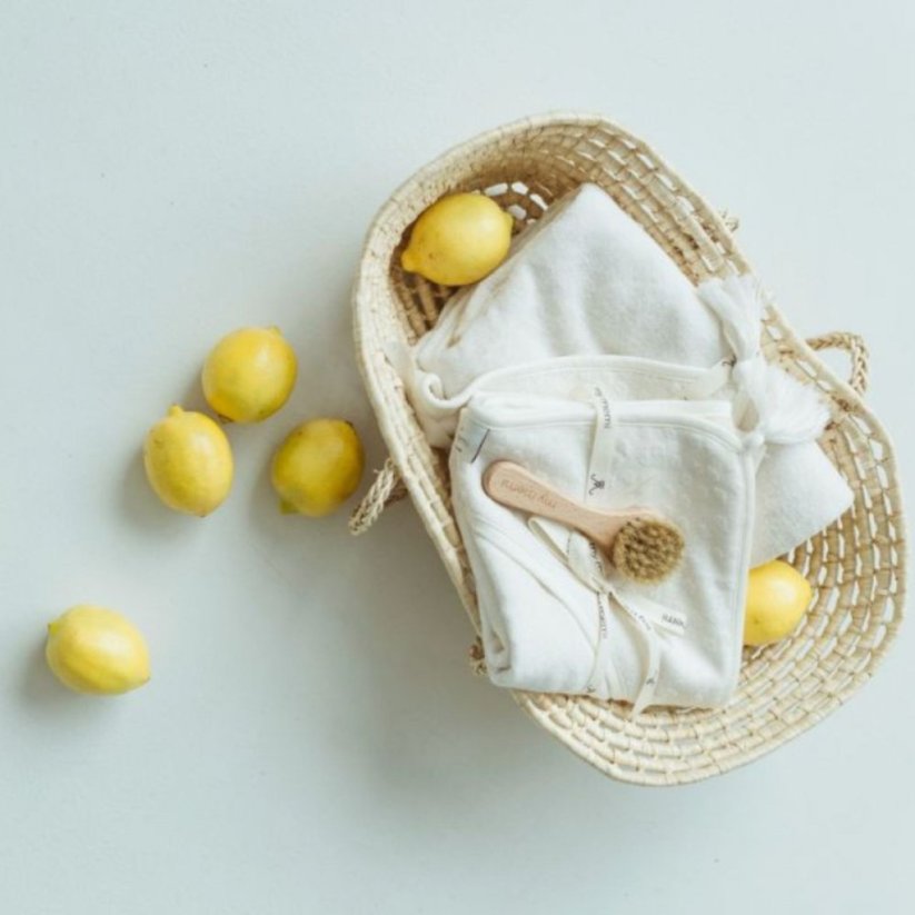 Dětská osuška s kapucí My Memi - Boho Dots - Cream