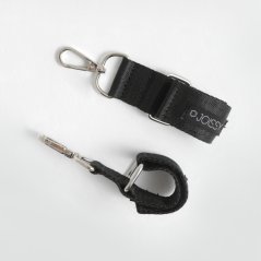 Úchyty na uchycení tašky na kočárek Joissy - Black/Silver
