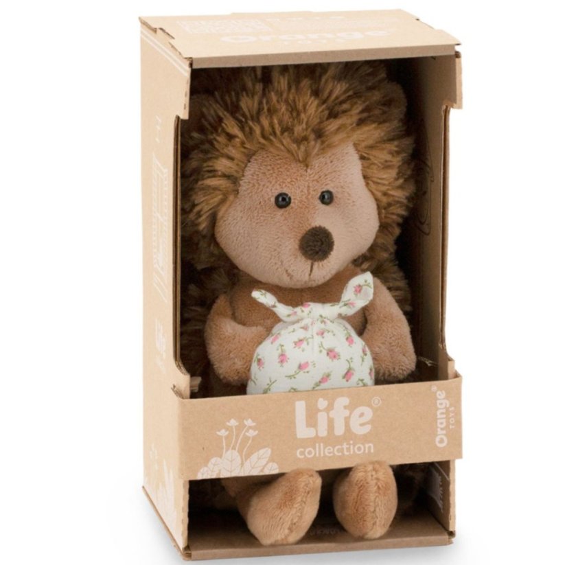 Plyšový ježek s vakem Orange toys 25 cm - Hedgehog with knapsack