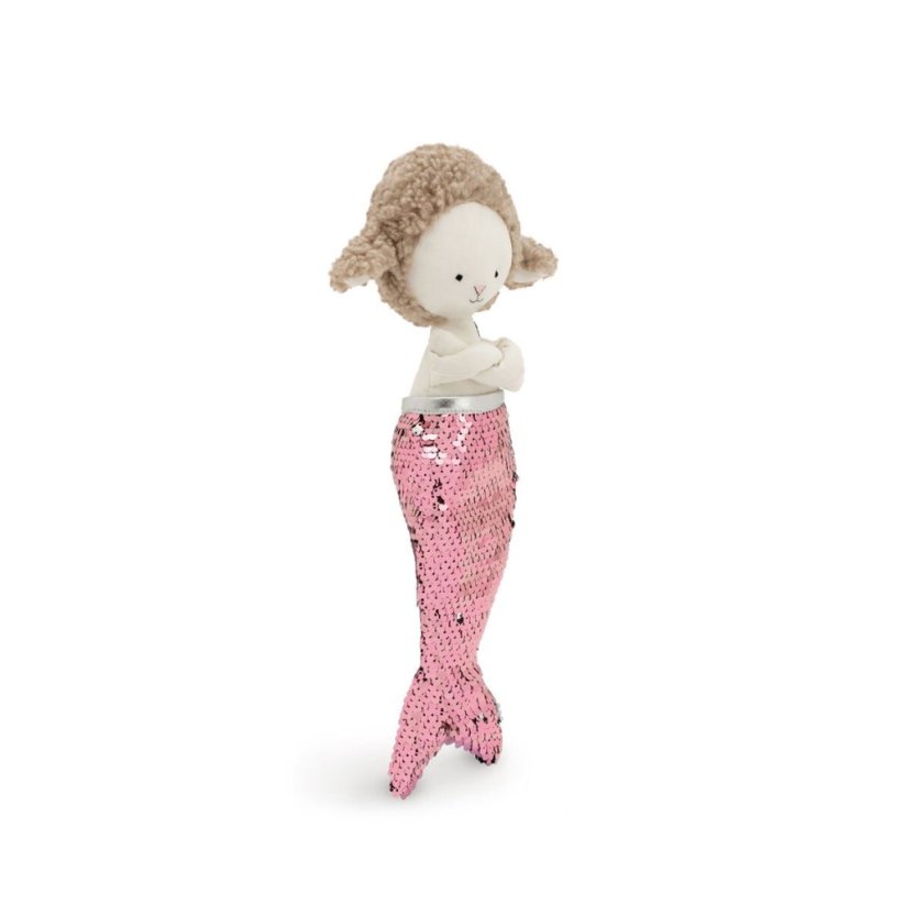 Látková ovečka s ploutví 30 cm Cotti Motti Orange Toys - Zoe Mermaid tail