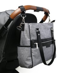 Přebalovací taška na kočárek Joissy - LILY Grey melange
