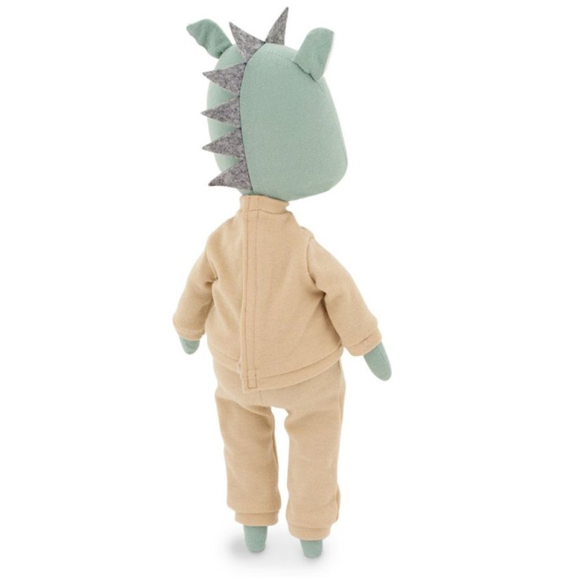 Látkový dráček s extra ploutví 30 cm Cotti Motti Orange Toys - Andy / Mermaid tail