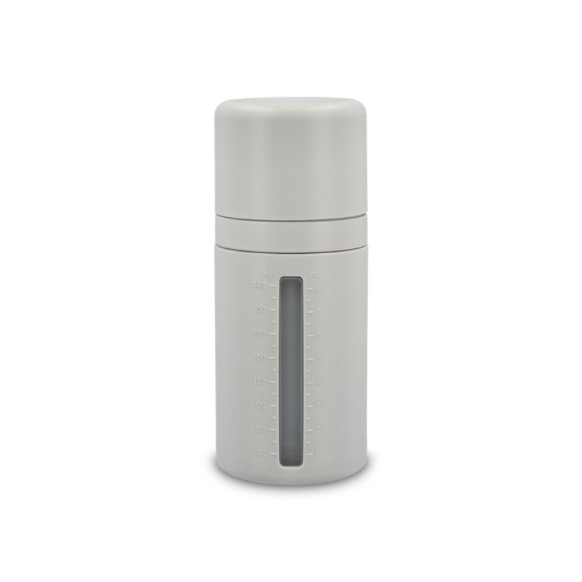Kojenecká antikoliková láhev Baby Wallaby - Light grey 240 ml