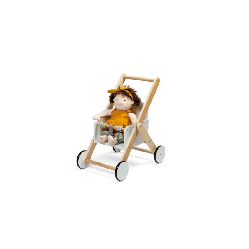 Dřevěný kočárek / golfky By Astrup - Stroller White