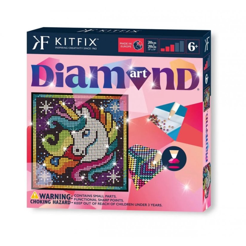 Diamantové malování jednorožec Kitfix - Classic 6+