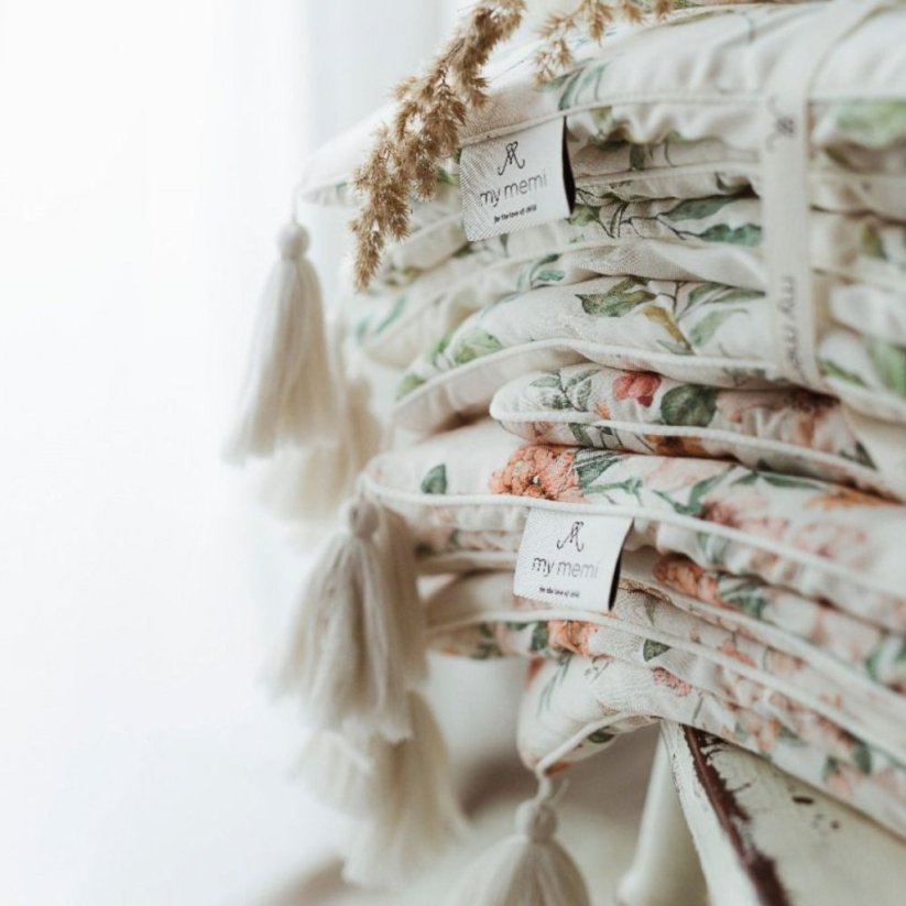 Dětská souprava polštářku a deky My Memi - Boho Bloom