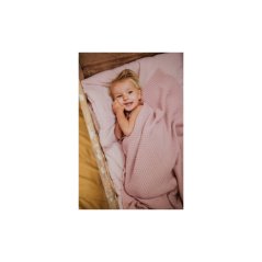 Deka ze 100% merino vlny My Memi - Light wool Collection - Pink