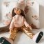 Set oblečení pro panenku Paola Reina a Minikane 32 cm By Loli - Sporty - Pink & Gold