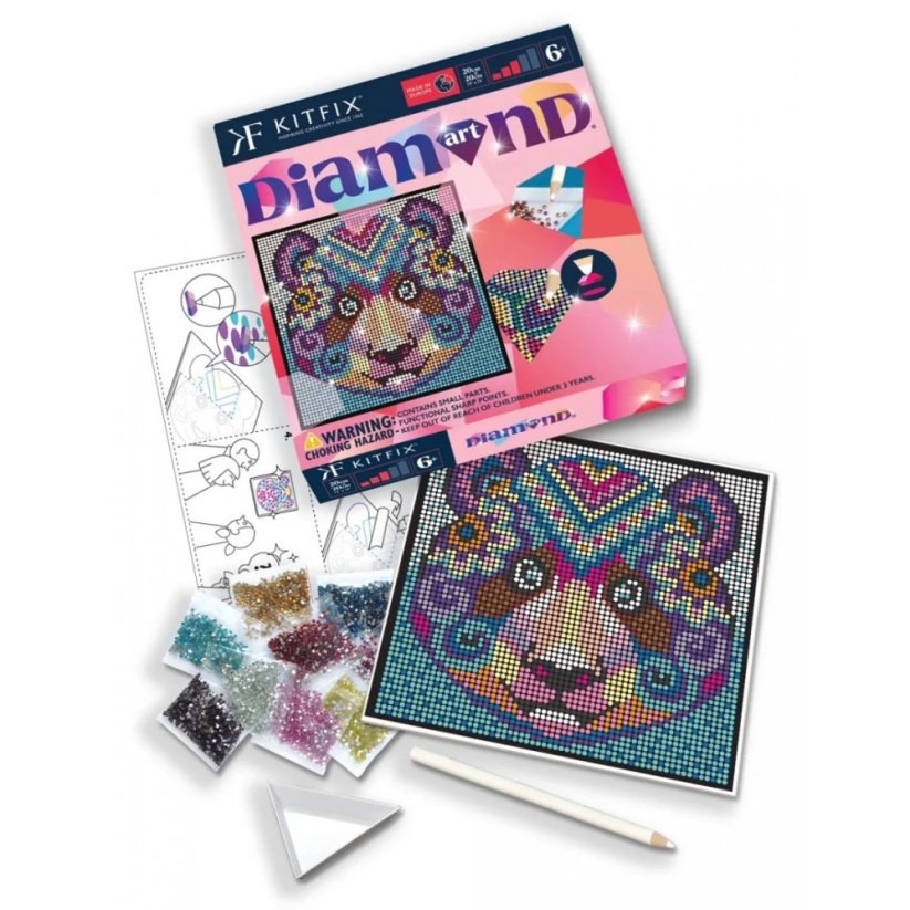 Diamantové malování medvídek Kitfix - Classic 6+