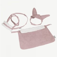 Čabraka s uzdečkou a dekou na hobby horse koníka By Astrup - Dusty Rose