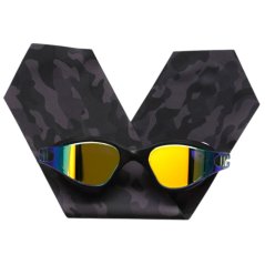 Plavecké brýle se šátkem 11 - 99let Waterplops - Black camouflage
