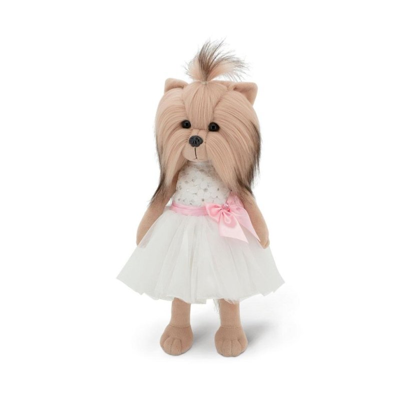 Plyšový pejsek yorkšírka Lucky Doggy - Yoyo White Elegance