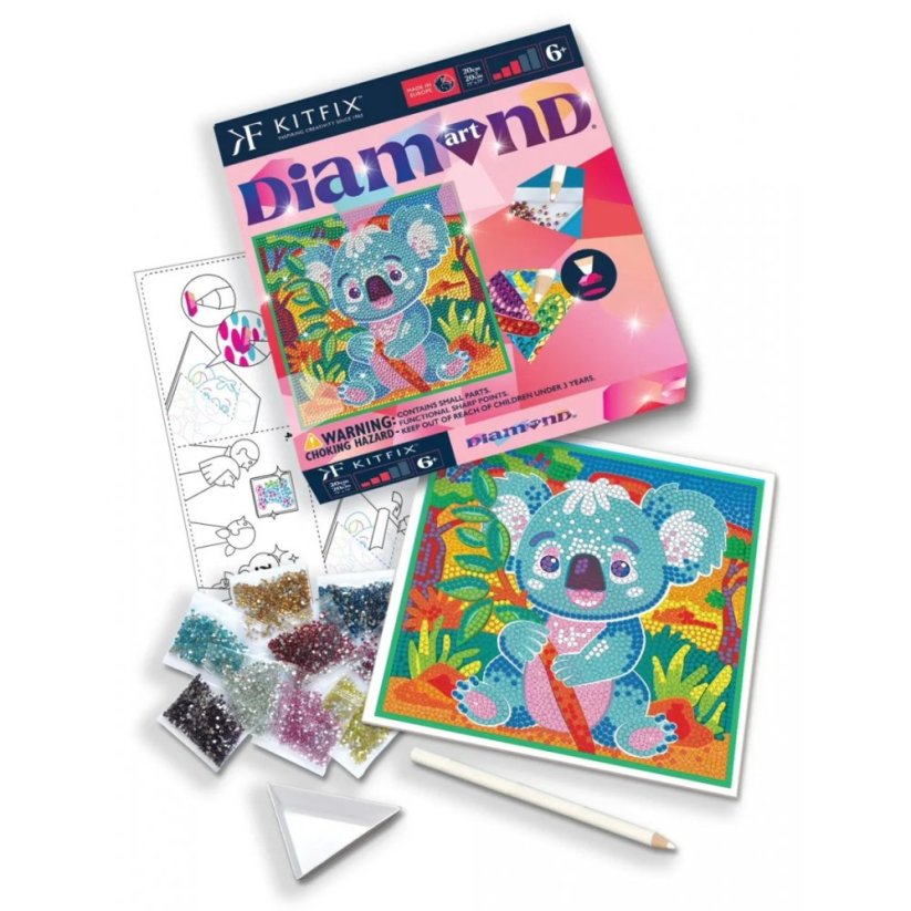 Diamantové malování koala Kitfix - Classic 6+