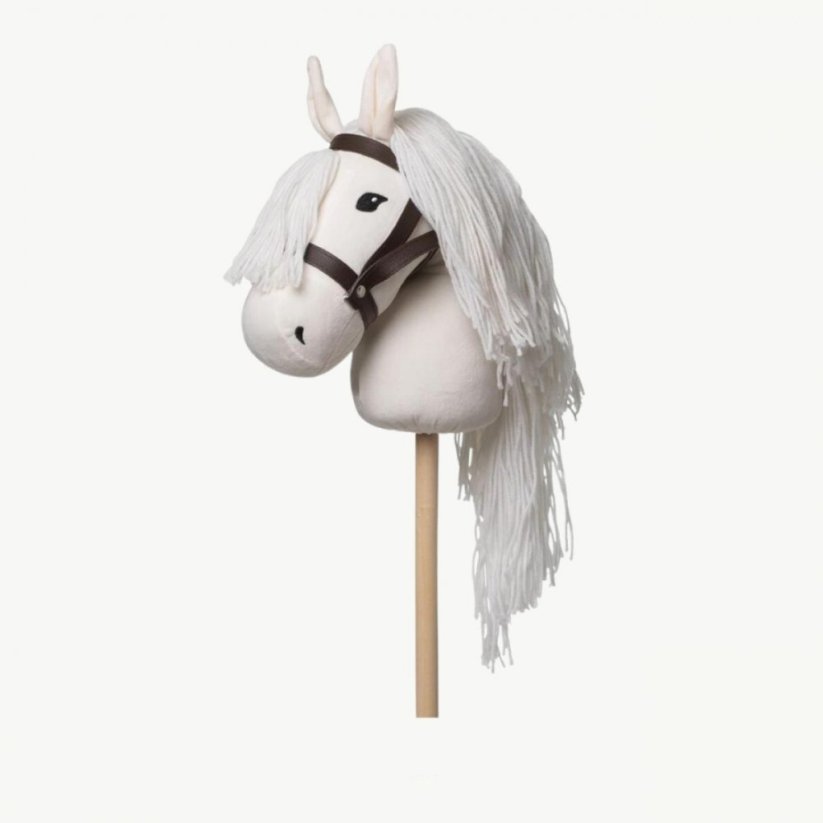 Hobby koník na tyči By Astrup - Hobby Horse White