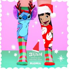 Podkolenky MADMIA - Lilo and Stitch Christmas - 3 - 5 let