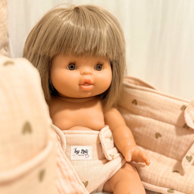 Plenka pro panenku do 38 cm By Loli - Cream love