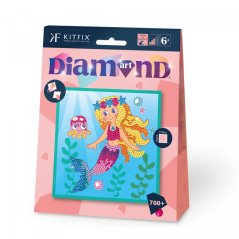 Diamantové malování mořská víla Kitfix - Junior 6+