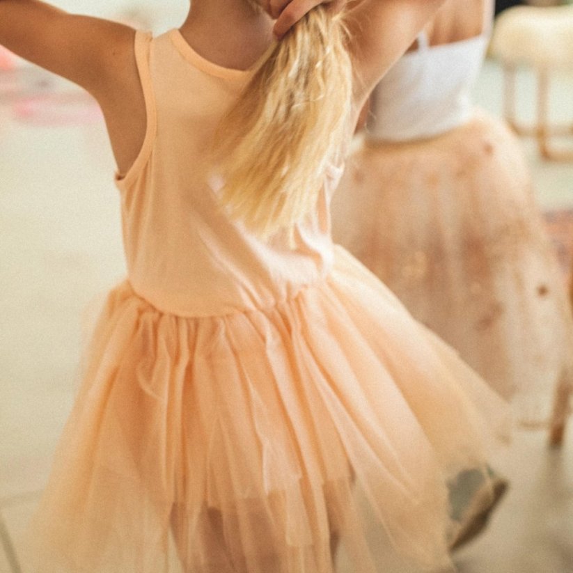 Dívčí tylové šaty Ratatam - Tutu dress Apricot