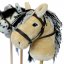 Hobby koník na tyči By Astrup - Hobby Horse White Spotted