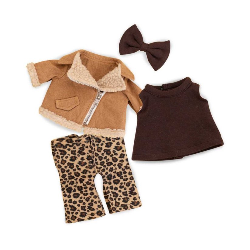 Set oblečení pro pejska Lucky Doggy - Leopard Fur outfit