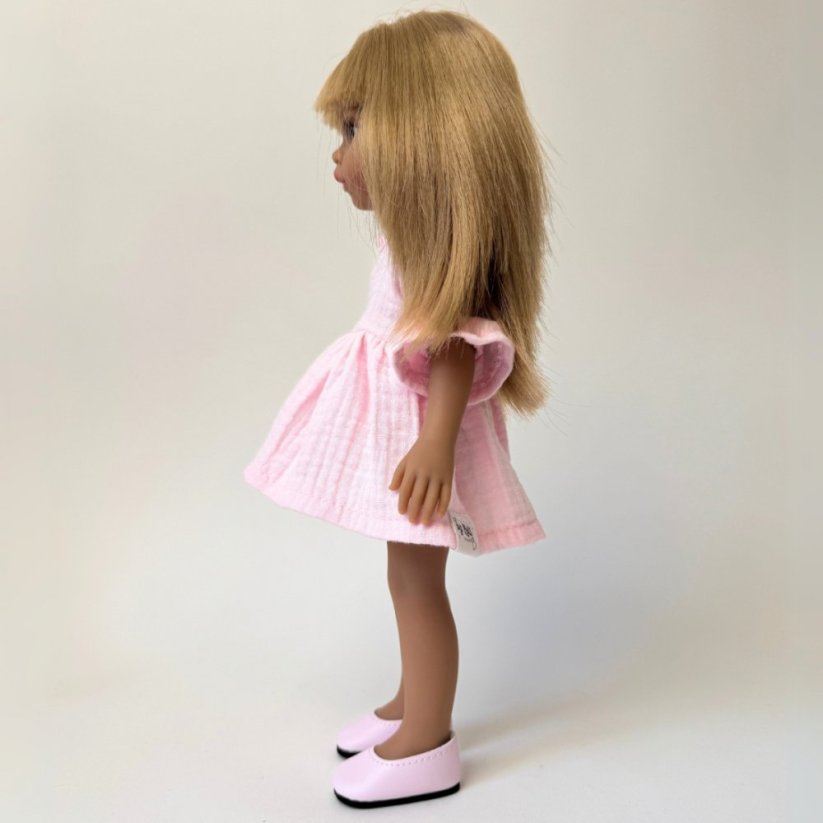 Šaty pro panenku Paola Reina a Minikane 32 cm By Loli - Fairy - Baby pink