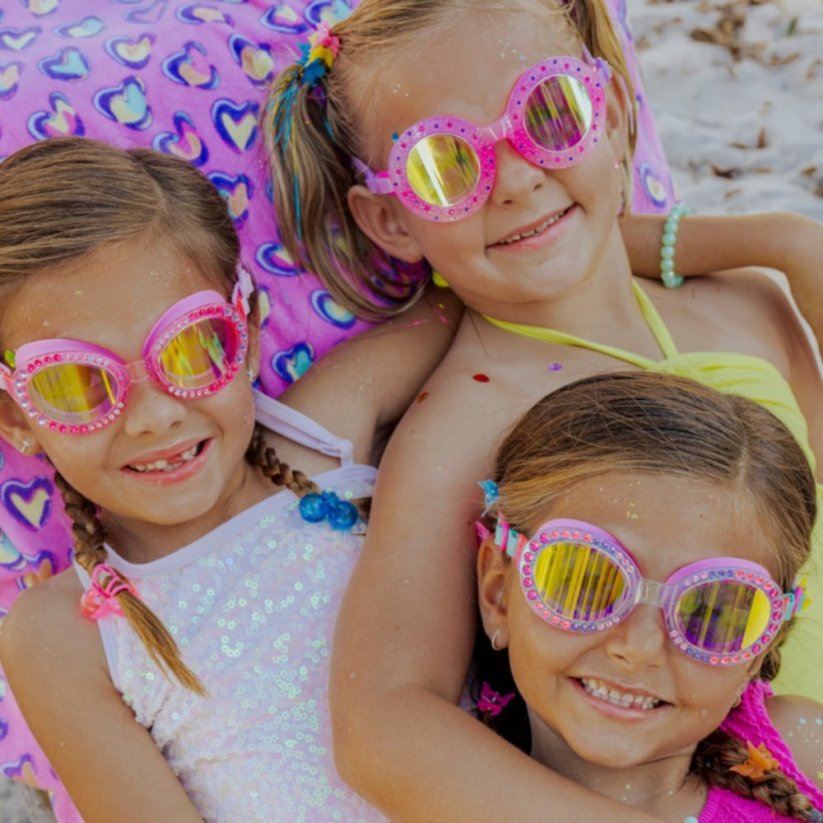 Plavecké brýle pro děti s kamínky Bling2o - Bud - Morning magenta 6+