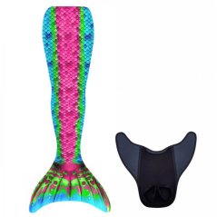 Kostým mořské panny Kuaki Mermaids - Mořský ocas a monofin ploutev - Bali - L 12-15 let