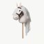 Hobby koník na tyči By Astrup - Hobby Horse White