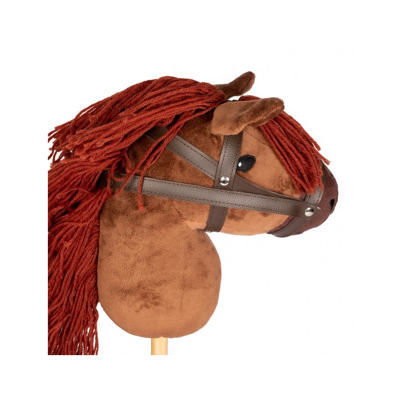 Hobby koník na tyči By Astrup - Hobby Horse Brown