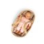 Košík pro panenku Mini Mommy By Astrup - Natural 50 cm