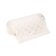 Bambusová ažurková deka My Memi - Cream