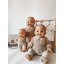 Mikina pro panenku 34 cm By Loli - Warm - Furry lamb latte