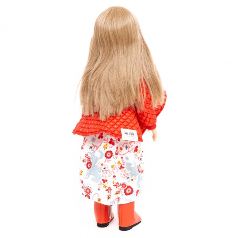Bunda pro panenku Paola Reina a Minikane 32 cm By Loli - Peplum Red