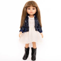Bunda pro panenku Paola Reina a Minikane 32 cm By Loli - Bomber Blue Leo