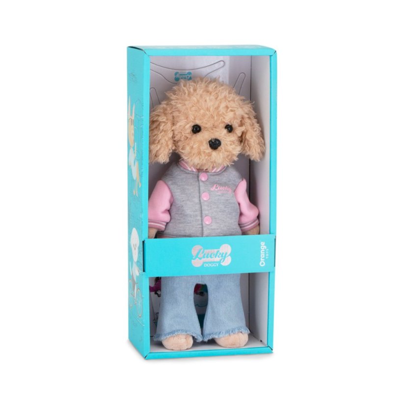 Plyšový pejsek pudlice Lucky Doggy - Fendi Urban Chic