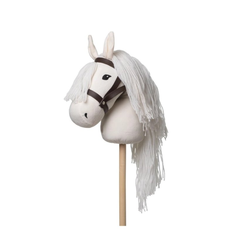 Hobby koník na tyči By Astrup - Hobby Horse White