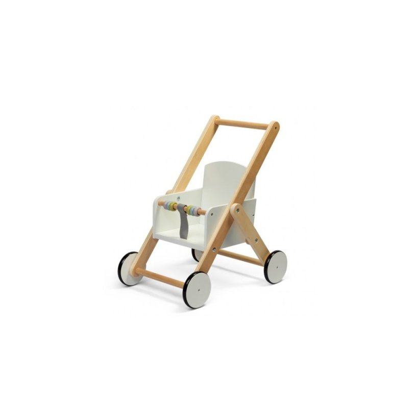Dřevěný kočárek / golfky By Astrup - Stroller White