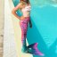 Kostým mořské panny Kuaki Mermaids - Mořský ocas a monofin ploutev - Star - M 10-12 let