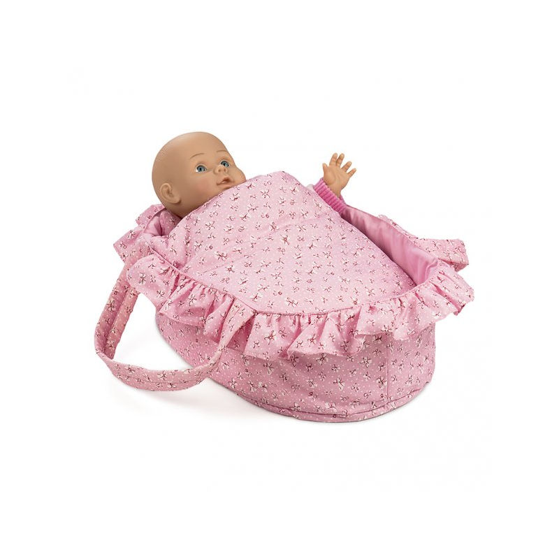 Košík pro panenku Mini Mommy By Astrup - Deluxe pink