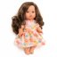 Šaty pro panenku 34 cm By Loli - Boho - Peach With Flowers