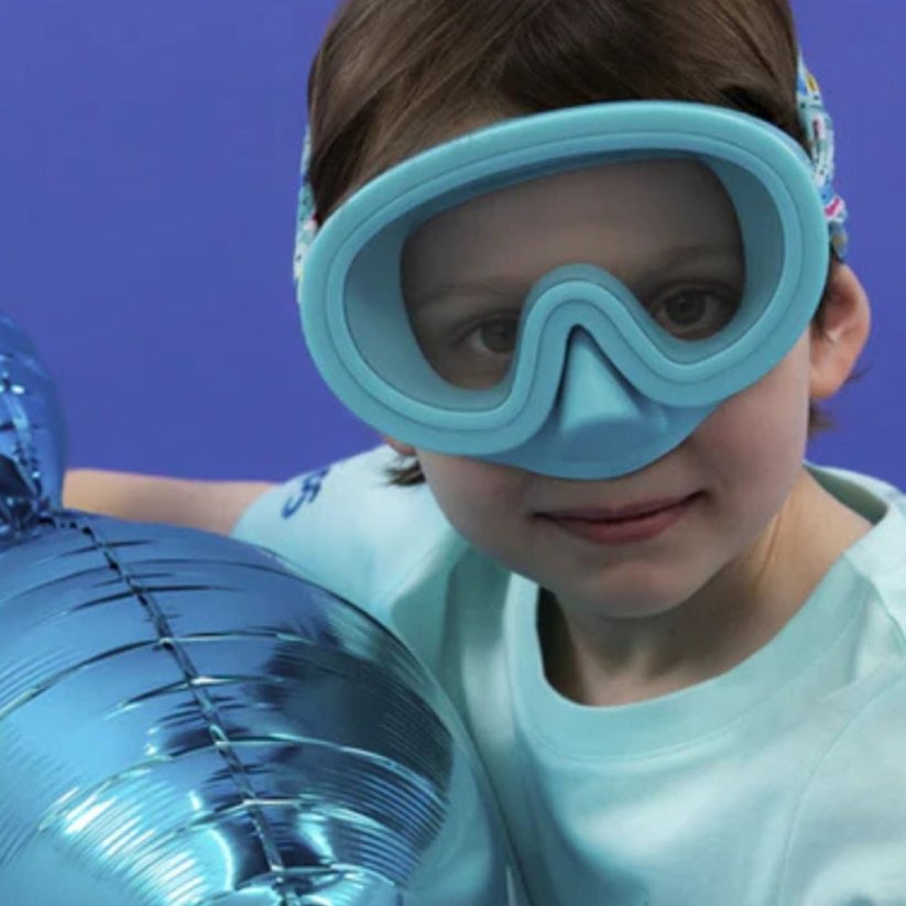 Potápěčské brýle se šátkem pro děti 3 - 10let Waterplops - Dinosaurus