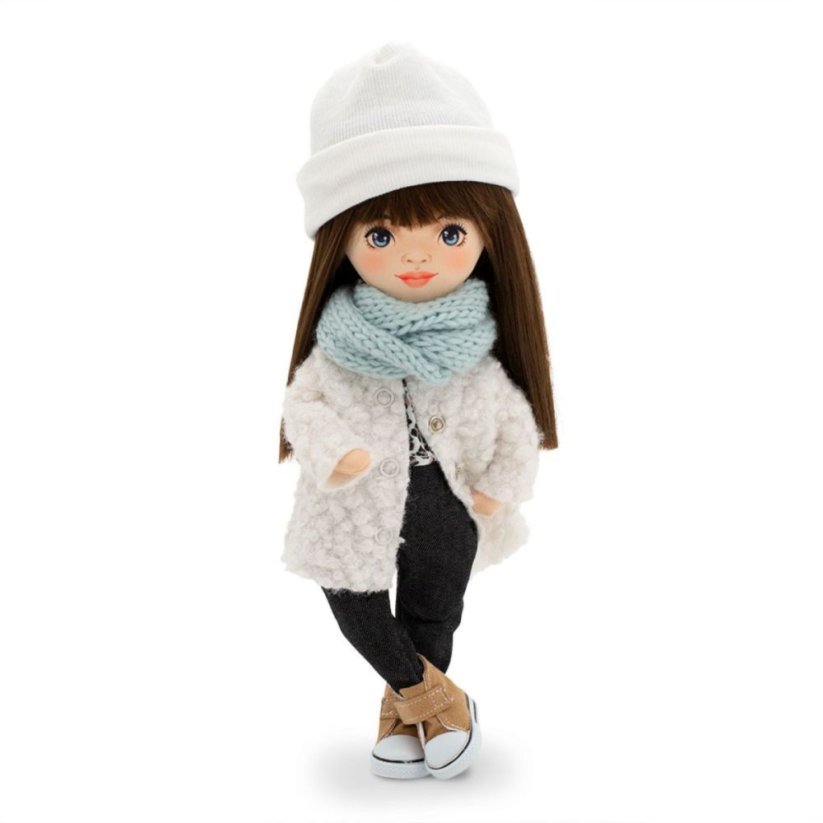 Látková panenka Orange Toys - Sweet sisters Sophie - White Fur Coat
