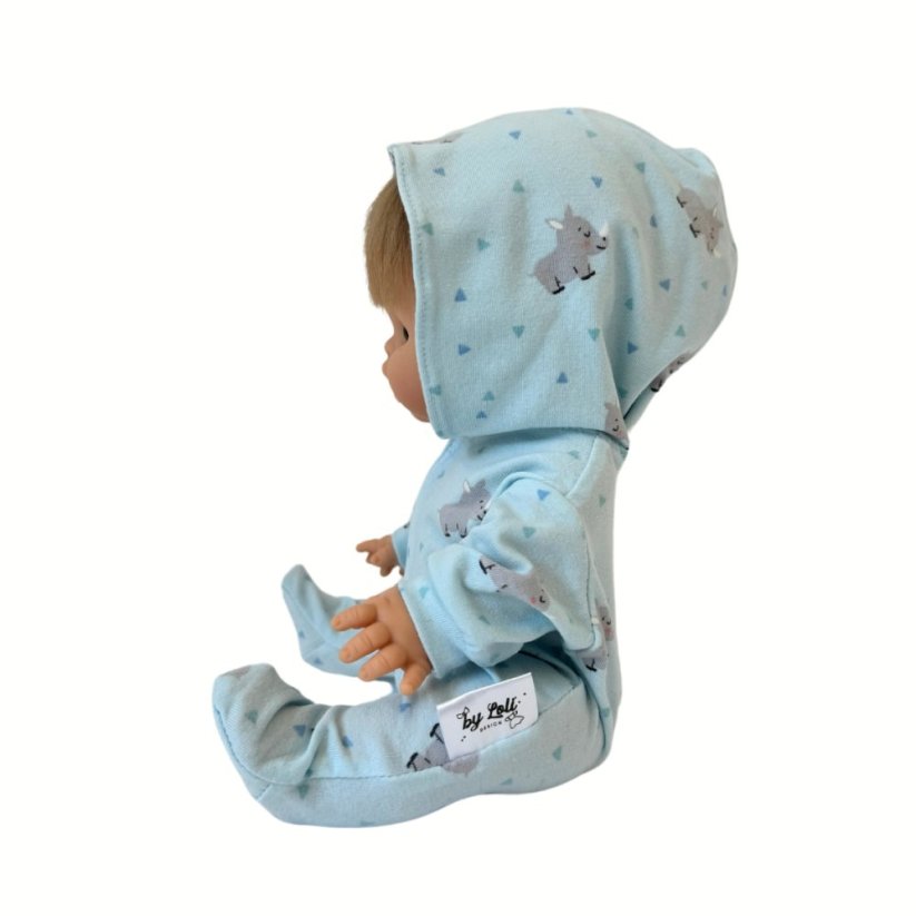 Overal s kapucí pro panenku 34 cm By Loli - Baby - Hippo