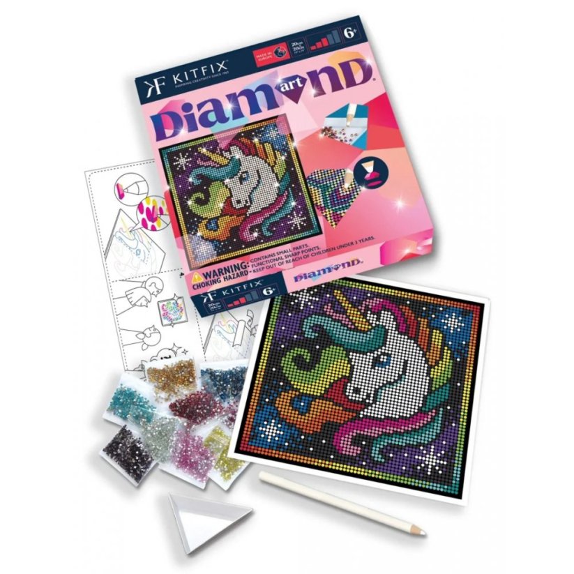 Diamantové malování jednorožec Kitfix - Classic 6+