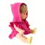 Pončo pro panenku 34 cm By Loli - Frill - Fuchsia