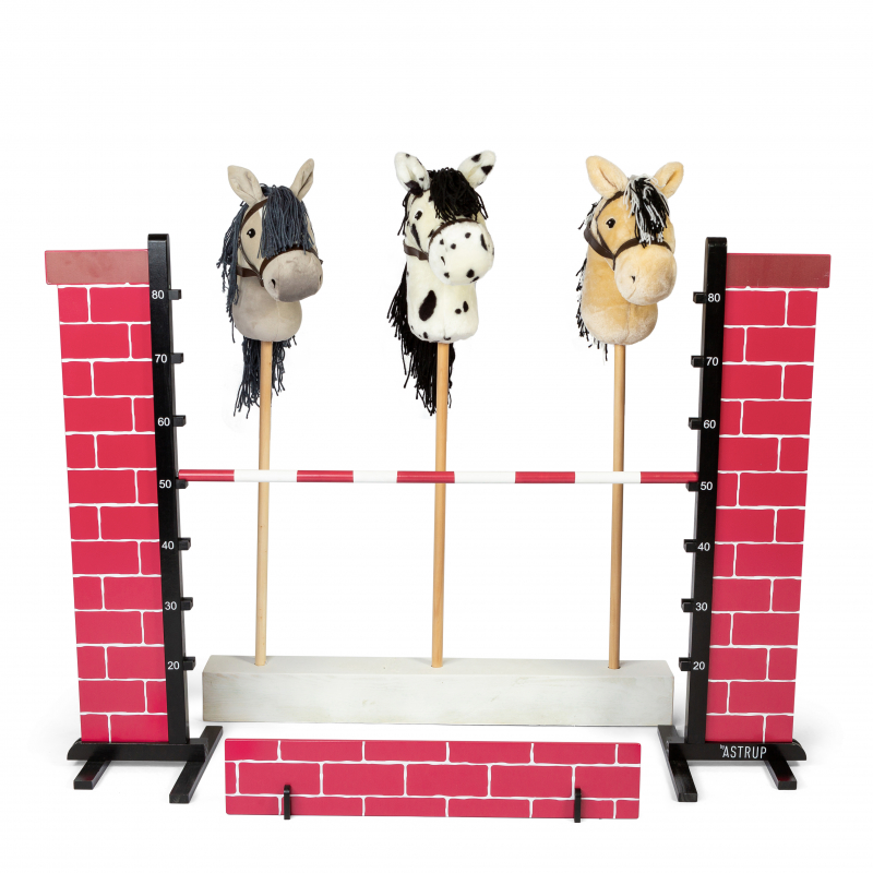 Hobby koník na tyči By Astrup - Hobby Horse Black